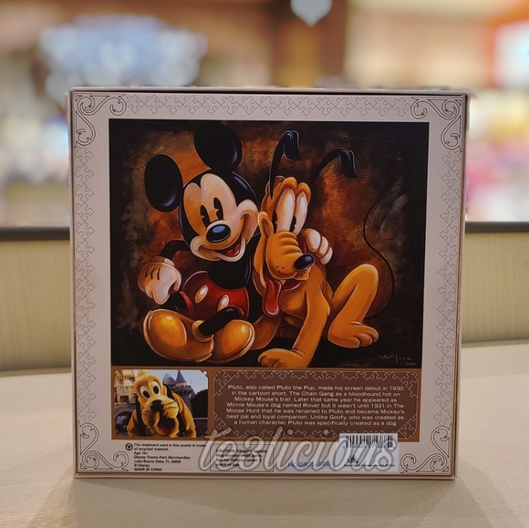 DISNEY PARKS MICKEY PLUTO SIGNATURE PUZZLE - Picture 3 of 5